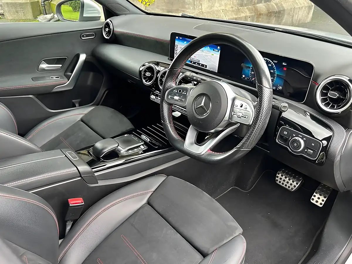 Used 2021 Mercedes-Benz a Class AMG Line (executive) Silver - Interior and Exterior details 17