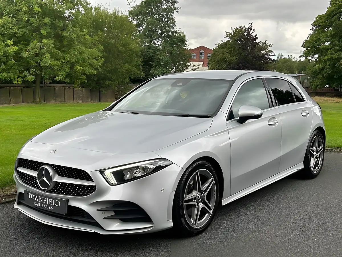 Used 2021 Mercedes-Benz a Class AMG Line (executive) Silver - Interior and Exterior details 3