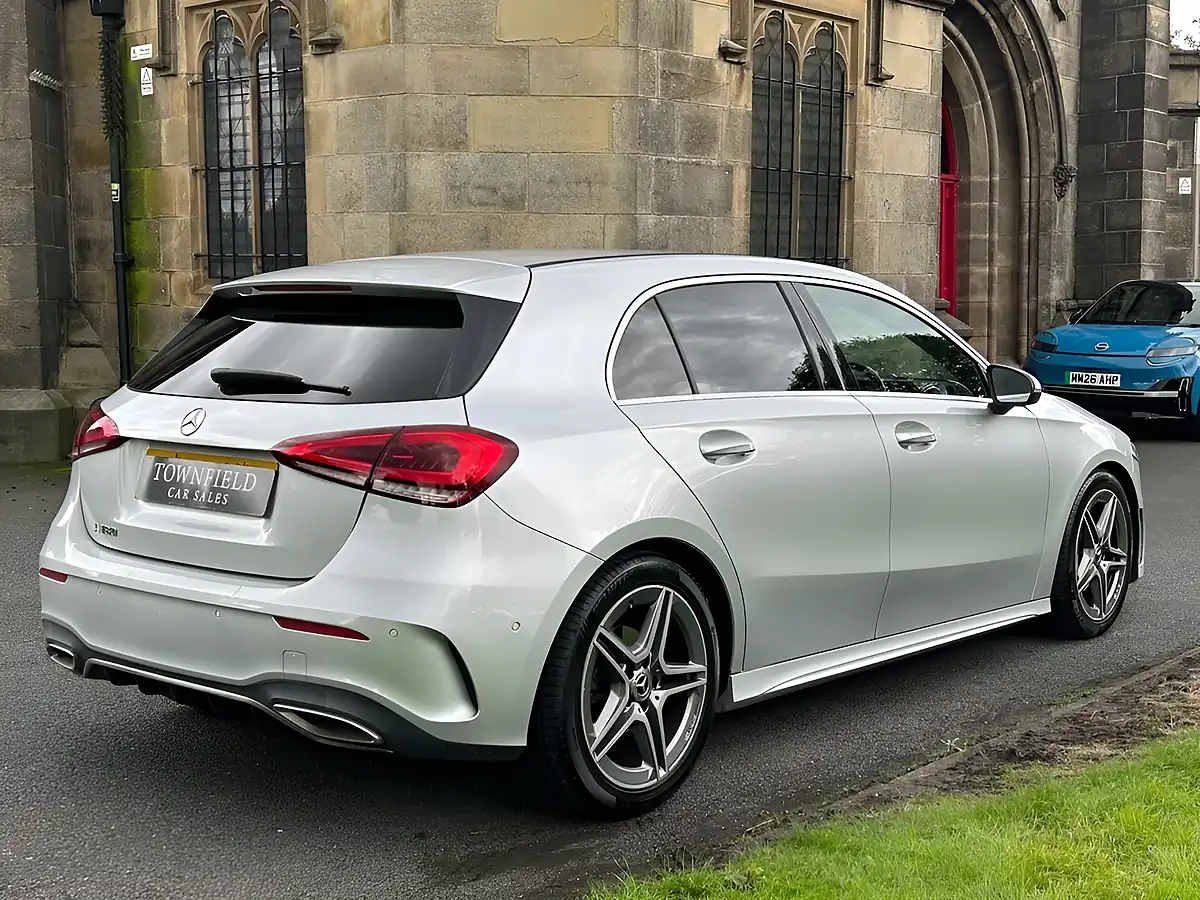 Used 2021 Mercedes-Benz a Class AMG Line (executive) Silver - Interior and Exterior details 4
