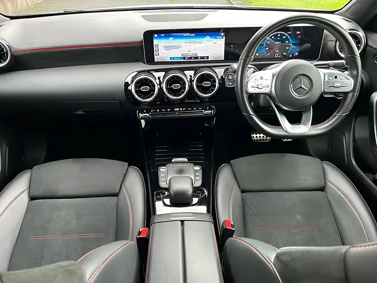 Used 2021 Mercedes-Benz a Class AMG Line (executive) Silver - Interior and Exterior details 7