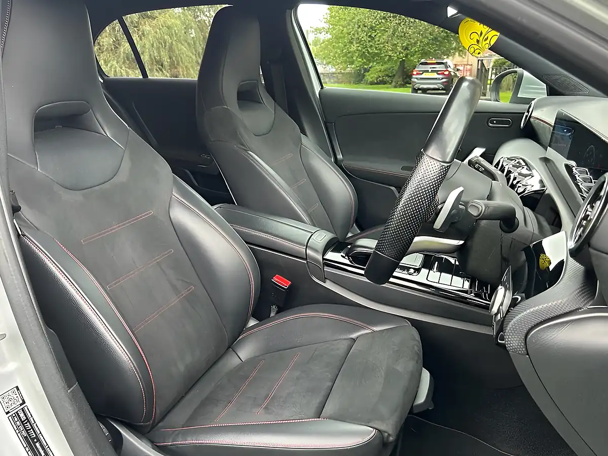 Used 2021 Mercedes-Benz a Class AMG Line (executive) Silver - Interior and Exterior details 8