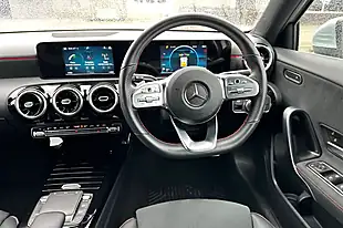 Used 2021 Mercedes-Benz a-Class AMG Line High Tech Silver - Interior and Exterior details 12