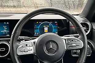 Used 2021 Mercedes-Benz a-Class AMG Line High Tech Silver - Interior and Exterior details 13