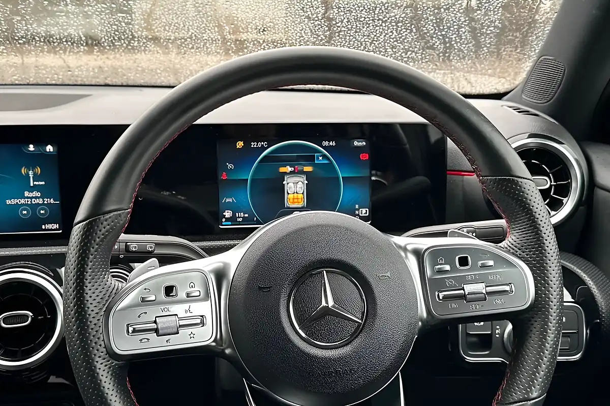 Used 2021 Mercedes-Benz a-Class AMG Line High Tech Silver - Interior and Exterior details 13