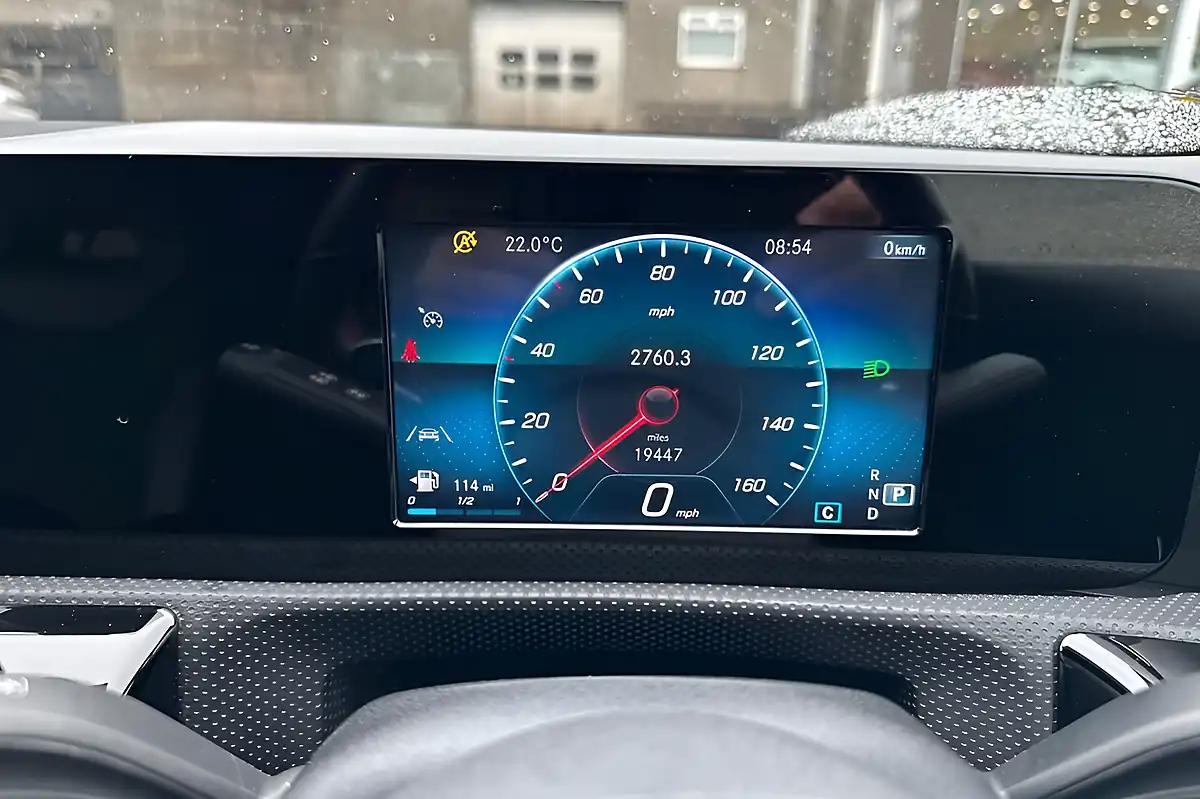 Used 2021 Mercedes-Benz a-Class AMG Line High Tech Silver - Interior and Exterior details 14
