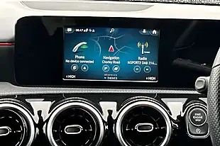 Used 2021 Mercedes-Benz a-Class AMG Line High Tech Silver - Interior and Exterior details 19