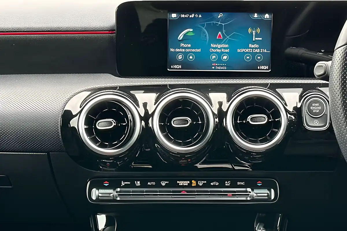 Used 2021 Mercedes-Benz a-Class AMG Line High Tech Silver - Interior and Exterior details 20