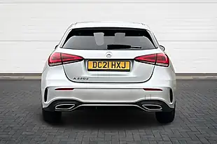 Used 2021 Mercedes-Benz a-Class AMG Line High Tech Silver - Interior and Exterior details 4