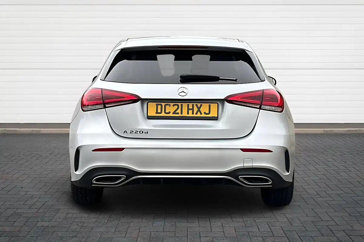 Used 2021 Mercedes-Benz a-Class AMG Line High Tech Silver - Interior and Exterior details 4