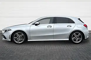 Used 2021 Mercedes-Benz a-Class AMG Line High Tech Silver - Interior and Exterior details 6