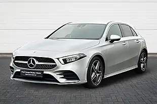 Used 2021 Mercedes-Benz a-Class AMG Line High Tech Silver - Interior and Exterior details 7