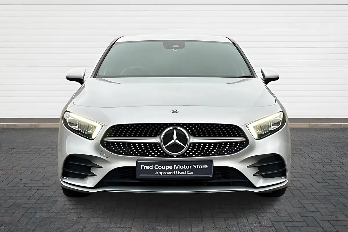 Used 2021 Mercedes-Benz a-Class AMG Line High Tech Silver - Interior and Exterior details 8