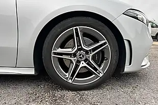 Used 2021 Mercedes-Benz a-Class AMG Line High Tech Silver - Interior and Exterior details 9