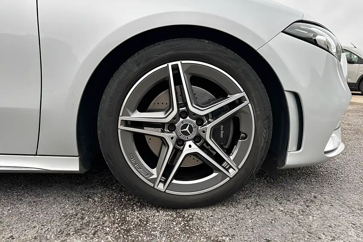 Used 2021 Mercedes-Benz a-Class AMG Line High Tech Silver - Interior and Exterior details 9