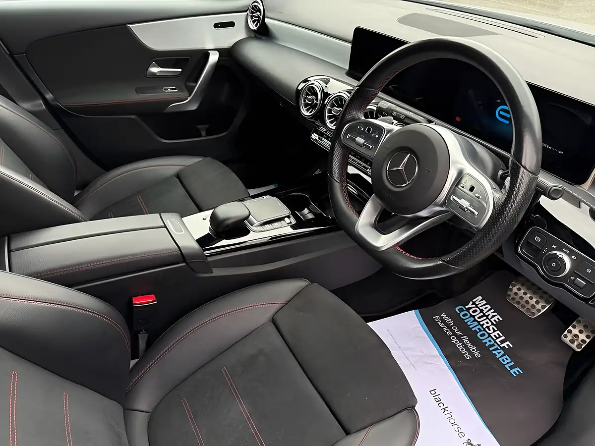 Used 2021 Mercedes-Benz a Class AMG Line White - Interior and Exterior details 12