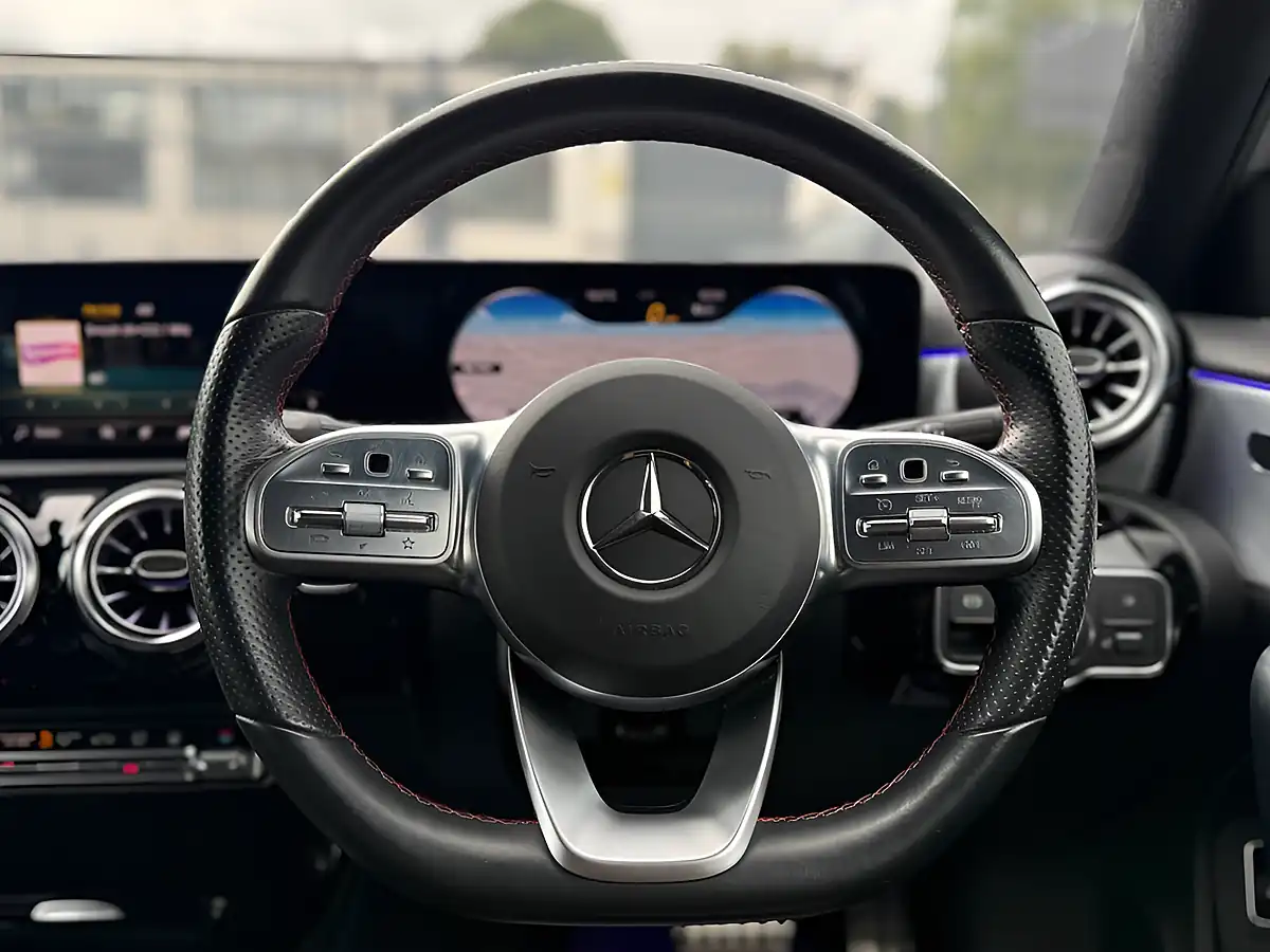 Used 2021 Mercedes-Benz a Class AMG Line White - Interior and Exterior details 15