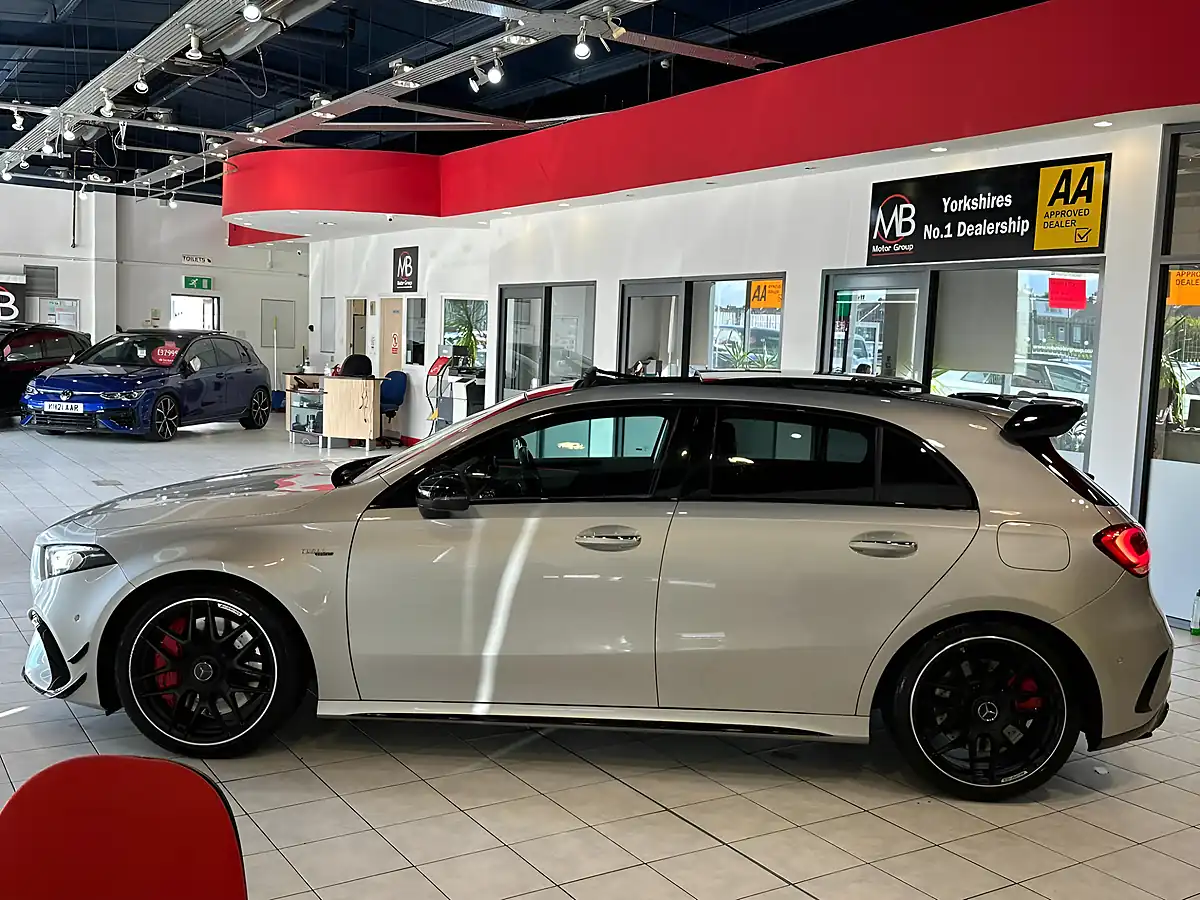 Used 2021 Mercedes-Benz a Class AMG S Plus Silver - Interior and Exterior details 10