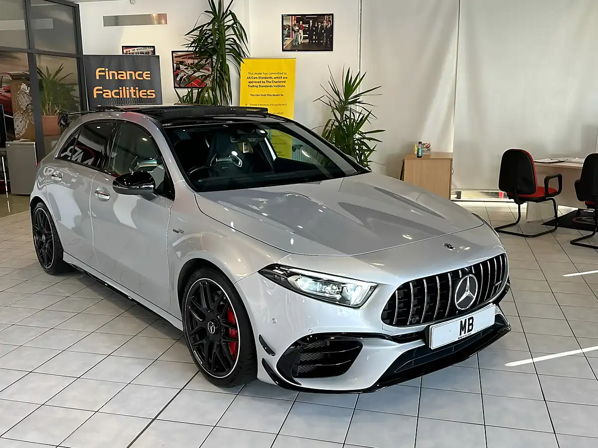 Used 2021 Mercedes-Benz a Class AMG S Plus Silver - Interior and Exterior details 2