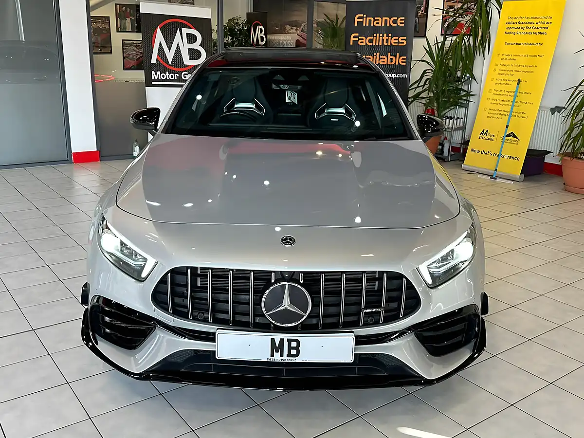 Used 2021 Mercedes-Benz a Class AMG S Plus Silver - Interior and Exterior details 4