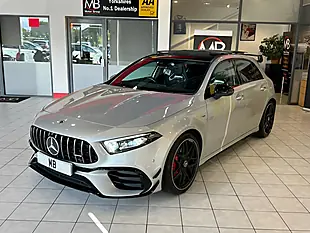 Used 2021 Mercedes-Benz a Class AMG S Plus Silver - Interior and Exterior details 5