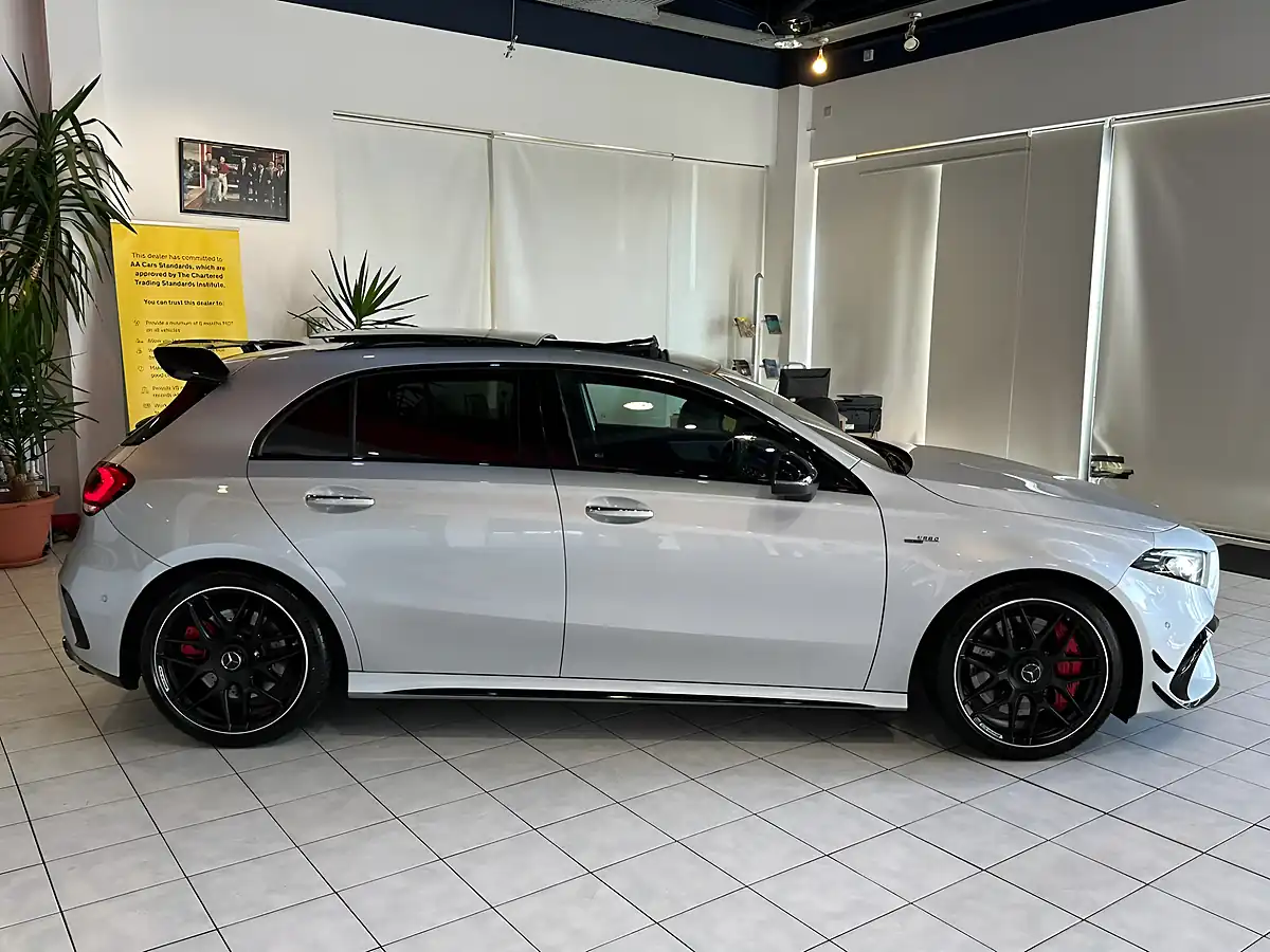 Used 2021 Mercedes-Benz a Class AMG S Plus Silver - Interior and Exterior details 9