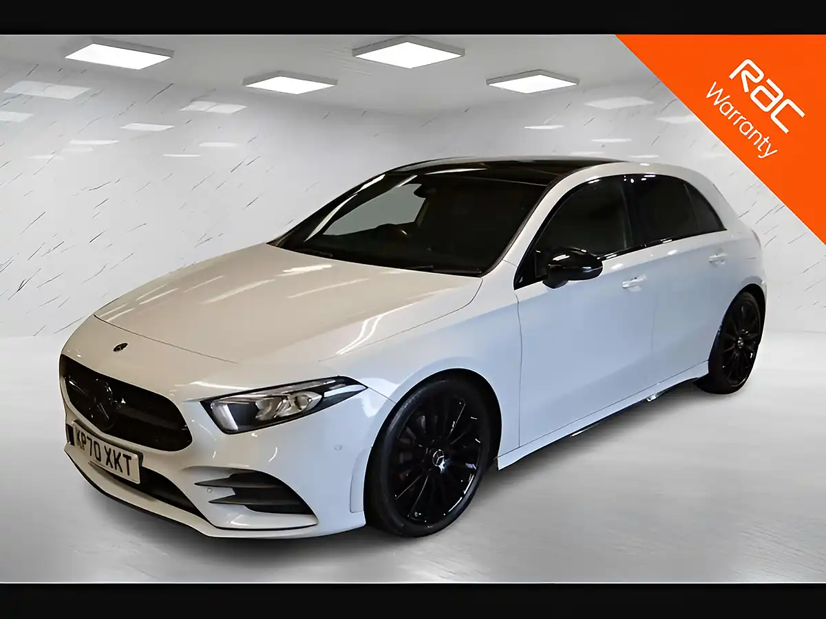 Used 2021 Mercedes-Benz a Class Exclusive Edition White - Front View