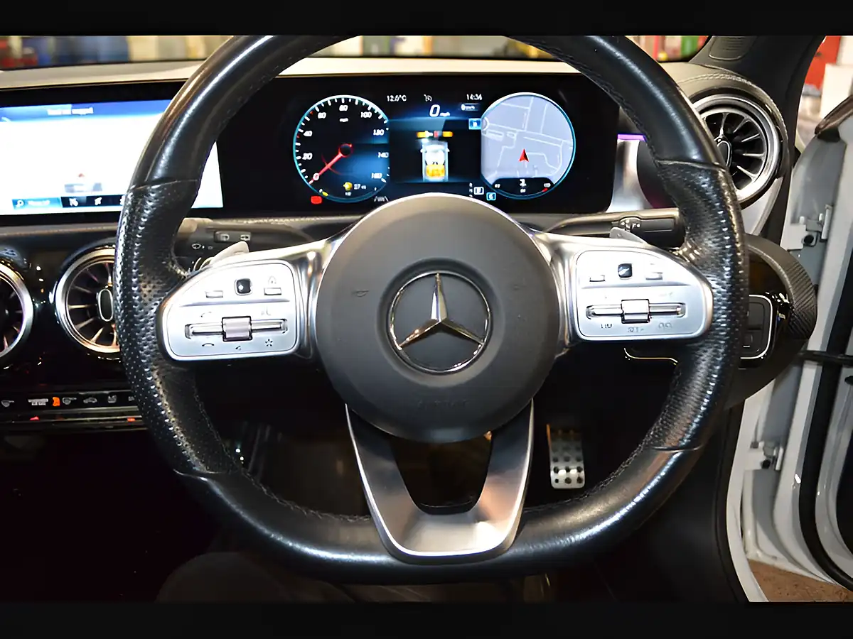 Used 2021 Mercedes-Benz a Class Exclusive Edition White - Interior and Exterior details 16