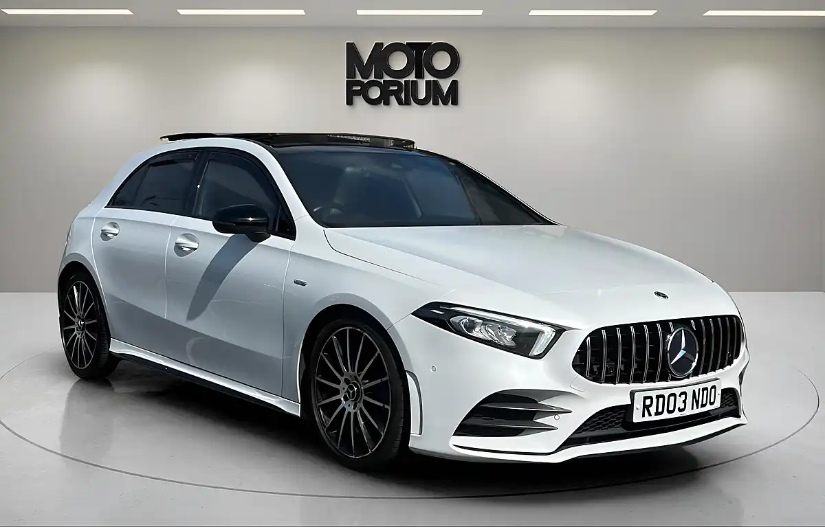 Used 2021 Mercedes-Benz a Class Exclusive Edition White - Interior and Exterior details 3