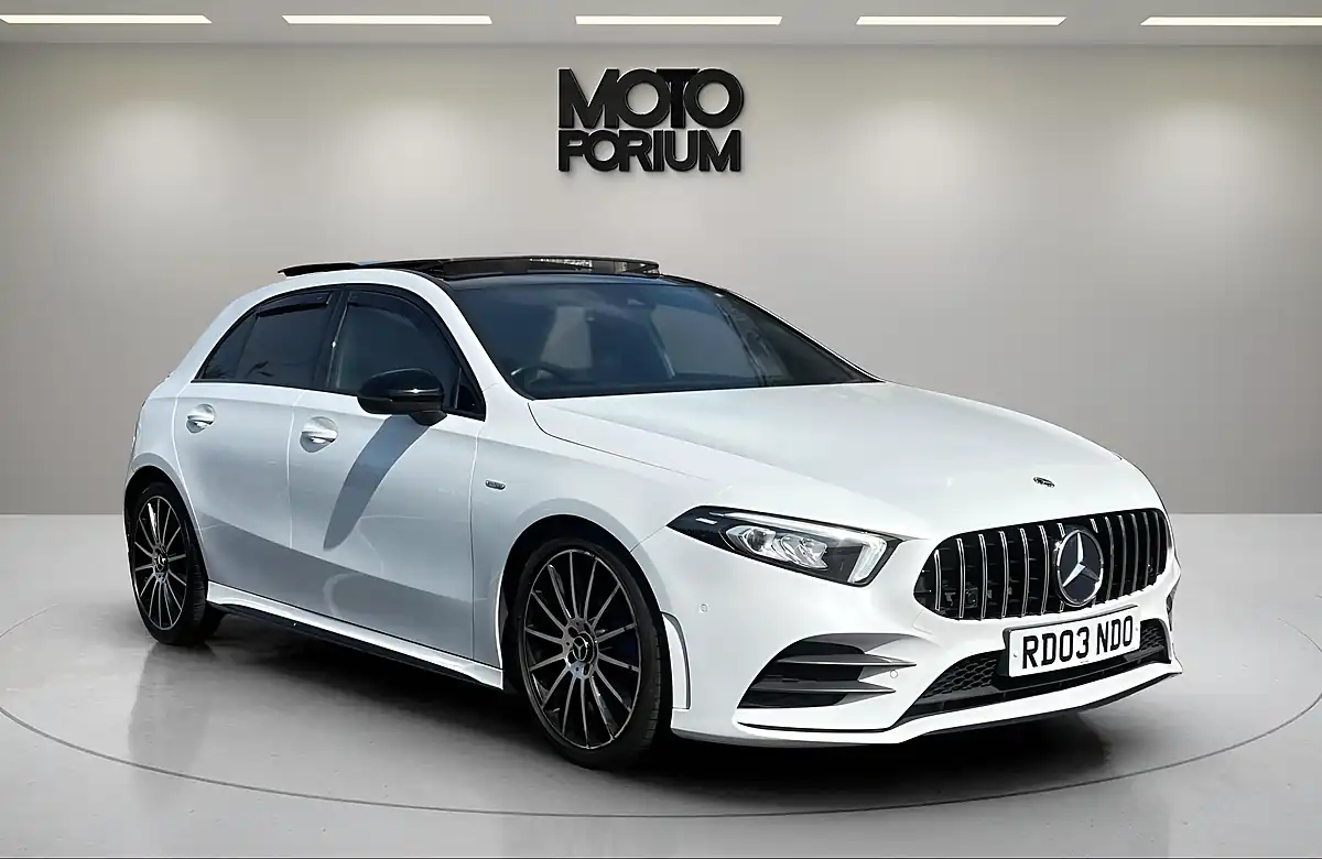 Used 2021 Mercedes-Benz a Class Exclusive Edition White - Interior and Exterior details 8