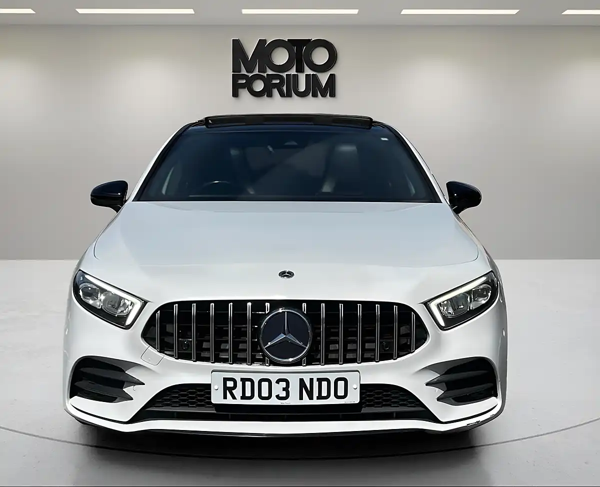 Used 2021 Mercedes-Benz a Class Exclusive Edition White - Interior and Exterior details 9