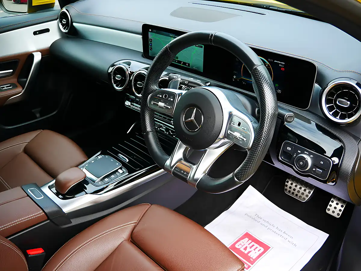 Used 2021 Mercedes-Benz a Class Executive Sun Yellow Gloss - Interior and Exterior details 10