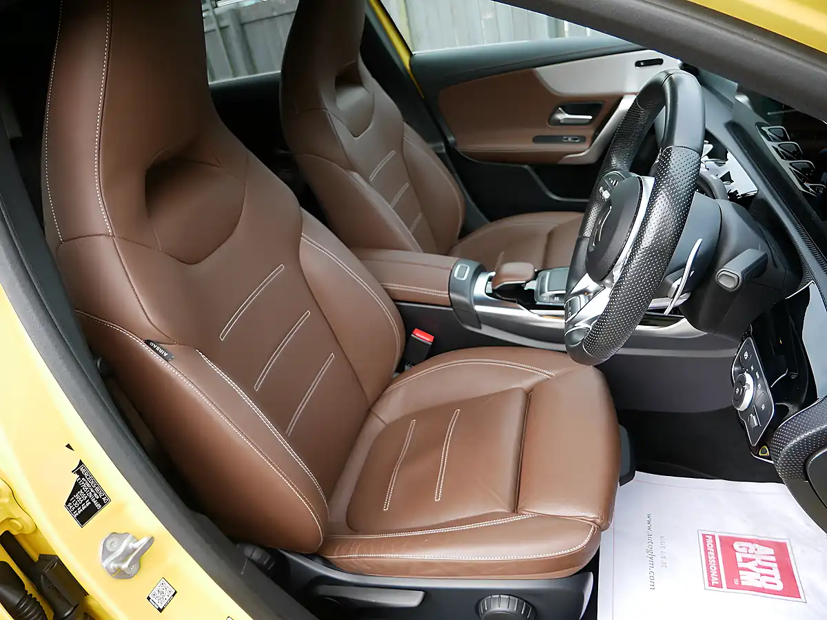 Used 2021 Mercedes-Benz a Class Executive Sun Yellow Gloss - Interior and Exterior details 11