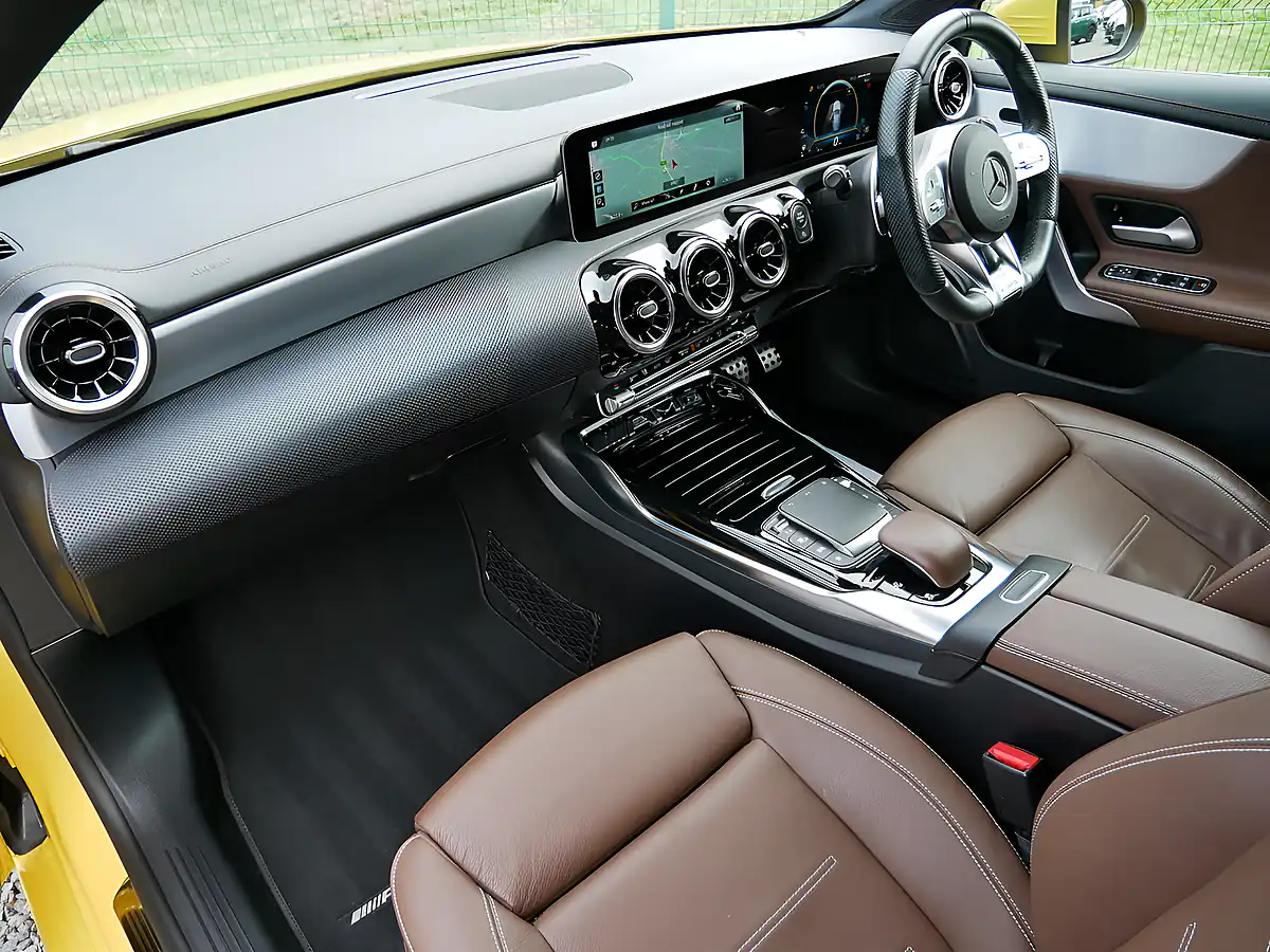 Used 2021 Mercedes-Benz a Class Executive Sun Yellow Gloss - Interior and Exterior details 12