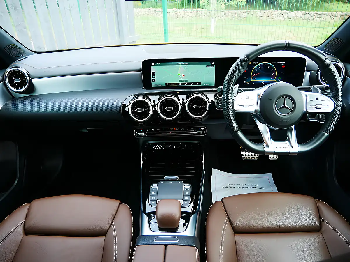 Used 2021 Mercedes-Benz a Class Executive Sun Yellow Gloss - Interior and Exterior details 13