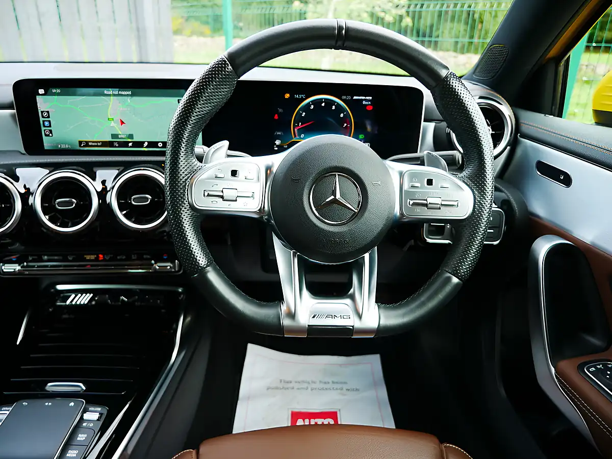 Used 2021 Mercedes-Benz a Class Executive Sun Yellow Gloss - Interior and Exterior details 14