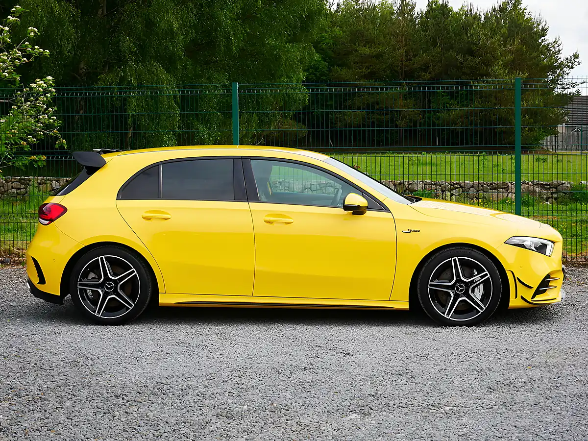 Used 2021 Mercedes-Benz a Class Executive Sun Yellow Gloss - Interior and Exterior details 5