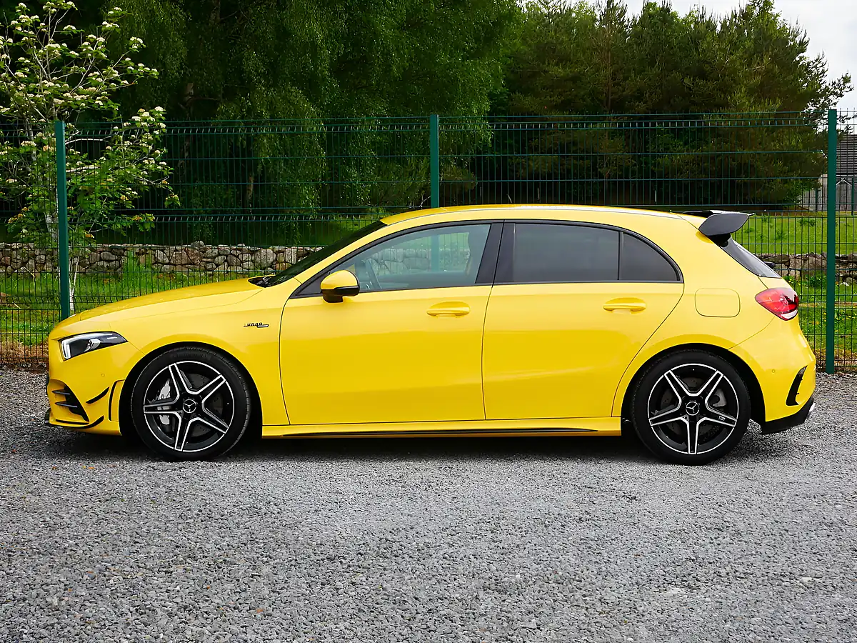 Used 2021 Mercedes-Benz a Class Executive Sun Yellow Gloss - Interior and Exterior details 6