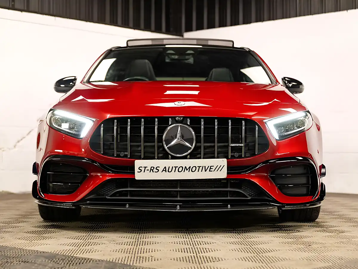 Used 2021 Mercedes-Benz a Class S Plus Patagonia Red - Interior and Exterior details 2