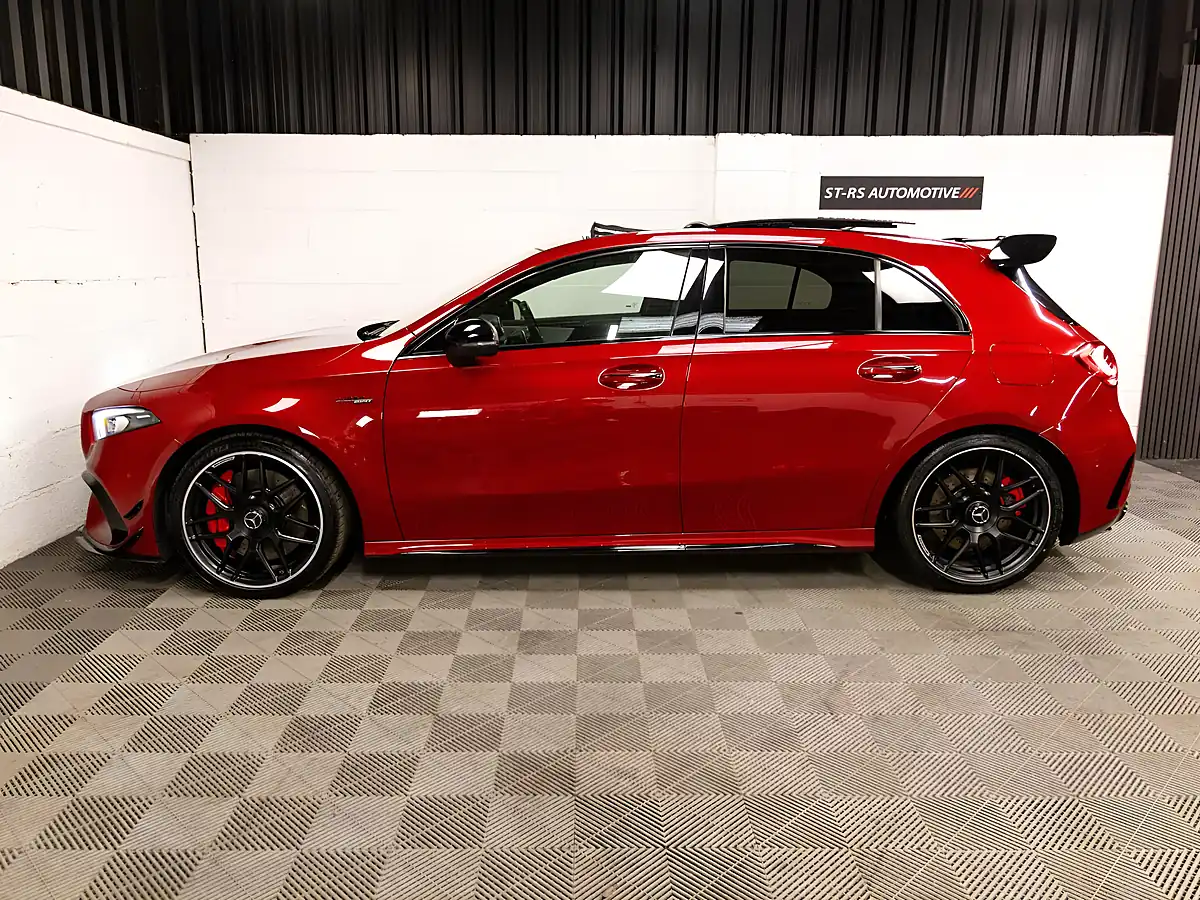 Used 2021 Mercedes-Benz a Class S Plus Patagonia Red - Interior and Exterior details 4