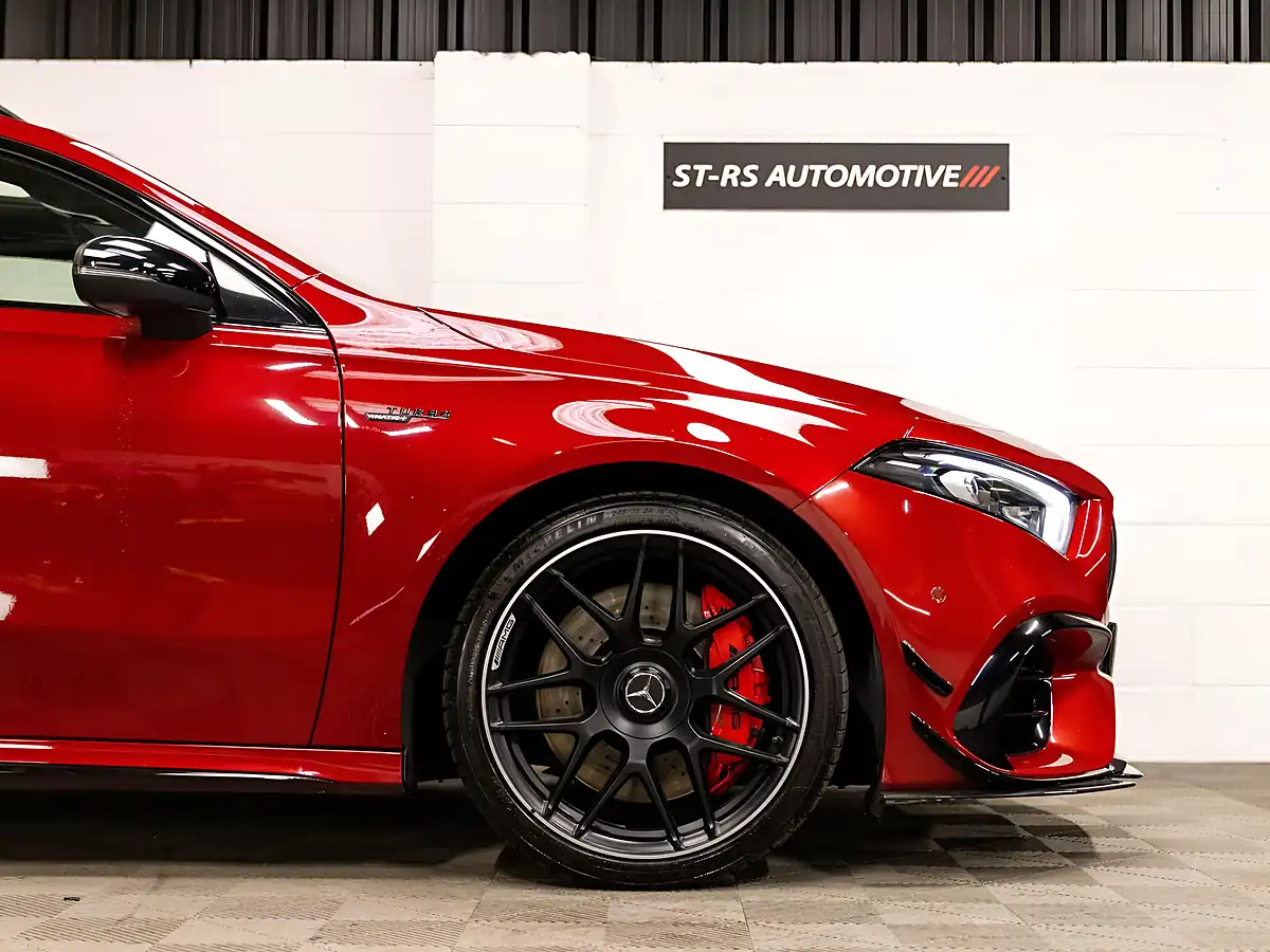 Used 2021 Mercedes-Benz a Class S Plus Patagonia Red - Interior and Exterior details 7