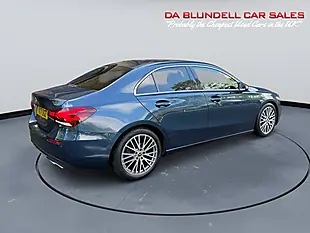 Used 2021 Mercedes-Benz a Class Sport Edition (executive) Blue - Interior and Exterior details 10