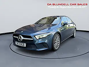 Used 2021 Mercedes-Benz a Class Sport Edition (executive) Blue - Interior and Exterior details 12