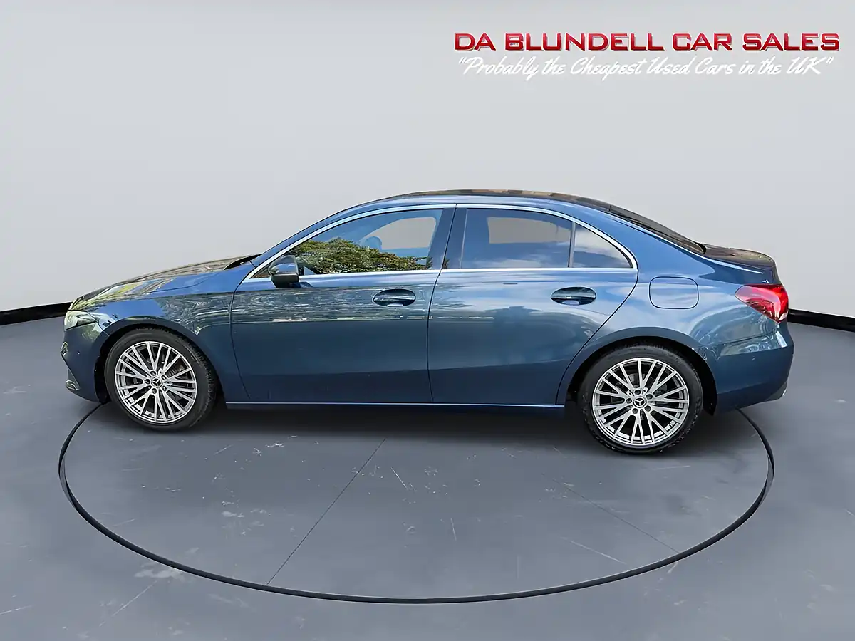 Used 2021 Mercedes-Benz a Class Sport Edition (executive) Blue - Interior and Exterior details 14
