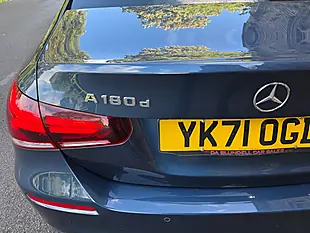 Used 2021 Mercedes-Benz a Class Sport Edition (executive) Blue - Interior and Exterior details 19