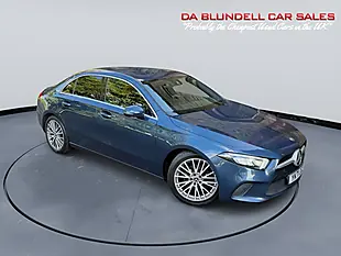Used 2021 Mercedes-Benz a Class Sport Edition (executive) Blue - Interior and Exterior details 2