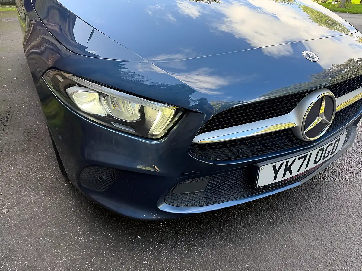 Used 2021 Mercedes-Benz a Class Sport Edition (executive) Blue - Interior and Exterior details 20