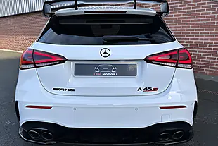 Used 2021 Mercedes-Benz AMG A45 A45 S Plus White - Interior and Exterior details 14