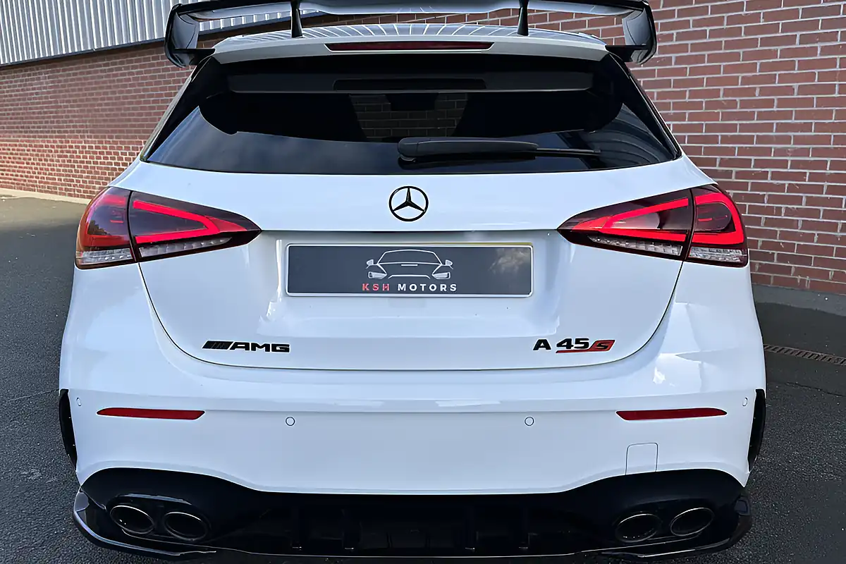 Used 2021 Mercedes-Benz AMG A45 A45 S Plus White - Interior and Exterior details 14