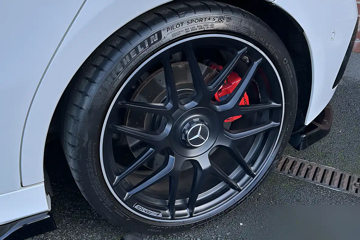 Used 2021 Mercedes-Benz AMG A45 A45 S Plus White - Interior and Exterior details 16