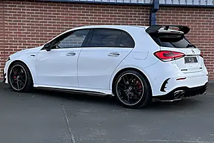 Used 2021 Mercedes-Benz AMG A45 A45 S Plus White - Interior and Exterior details 17